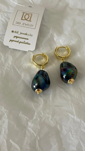 Серьги DiDi Jewelry латунь, жемчуг