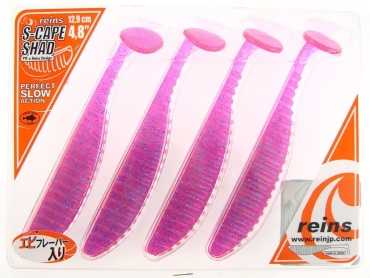 Силикон Reins S-Cape Shad 4.8" 443 Pink Sardine