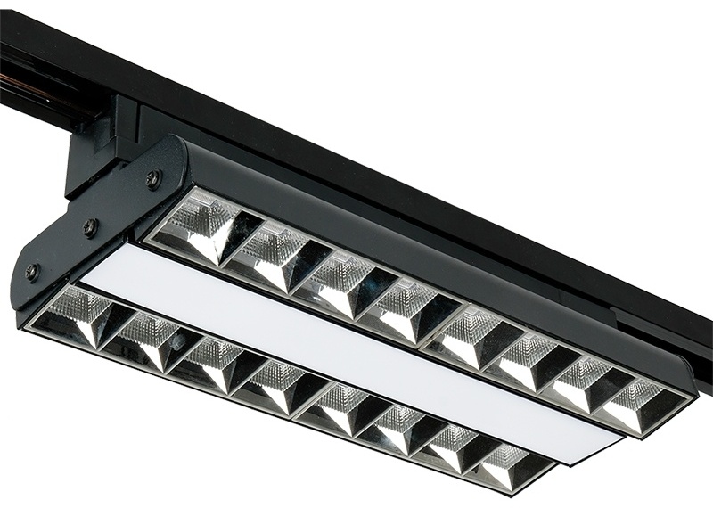 Jazzway трековый светильник PTR 2260R 1F2S 60w 4000K 120/60 BL IP40 / 5039599