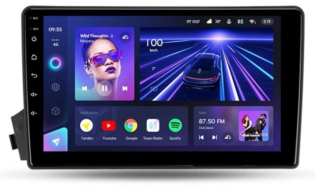 Compatibilità Veicoli Kit Montaggio Autoradio 2-DIN Per SsangYong Actyon/ (Volante A Sinistra, Non UK) - Adattatore Per DVD E Schermi Kyron 2005-2011