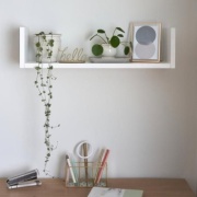 Полка Scandi 111, 80х20x20 см, белый