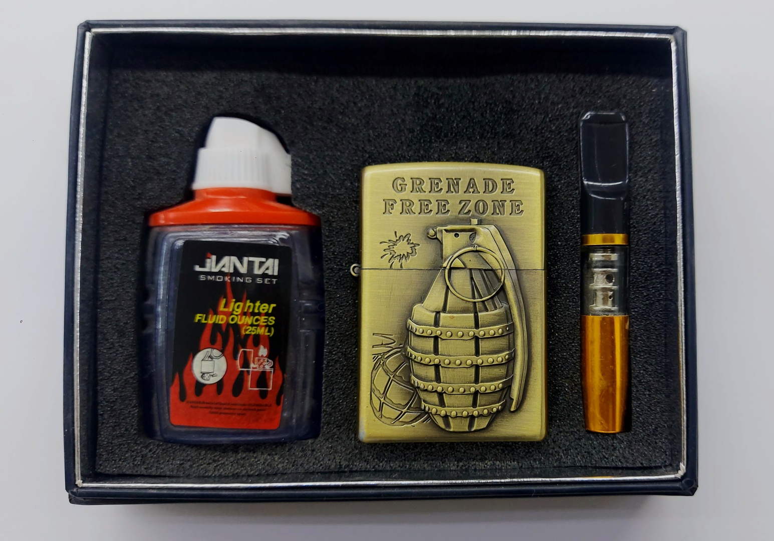 Lighter бензиновая зажигалка JET-48, латунь