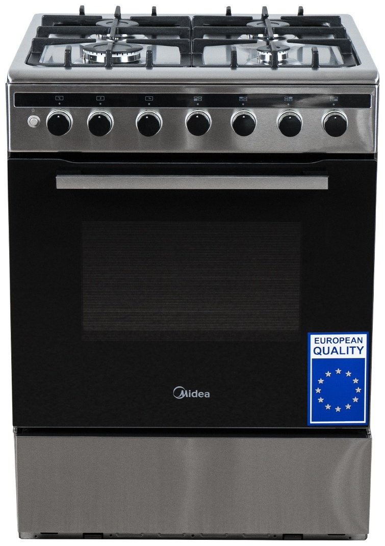 Купить Кухонная плита Midea FSC-602DX серебристый в кредит в Алматы ...