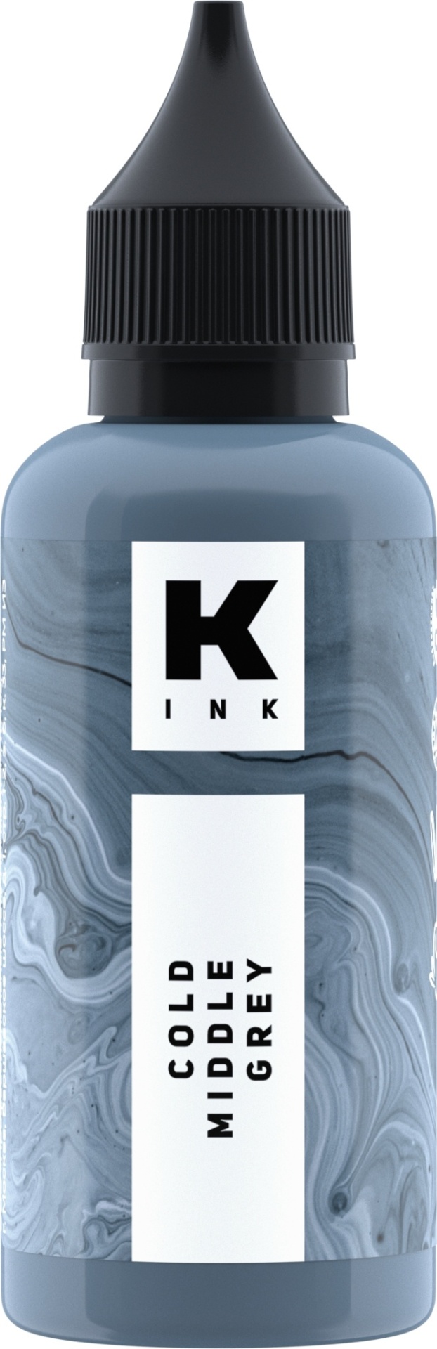КРАСКА tattoo ink Гибрид пигмент иссиня серый 50 мл