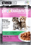 Probalance Kitten 1st diet кусочки в желе кролик 85 г 28 шт