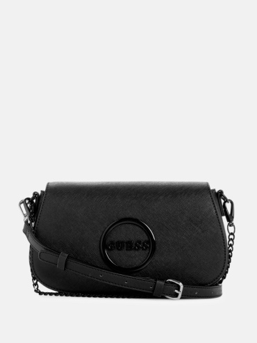 Сумка кросс-боди GUESS искусственная кожа черный