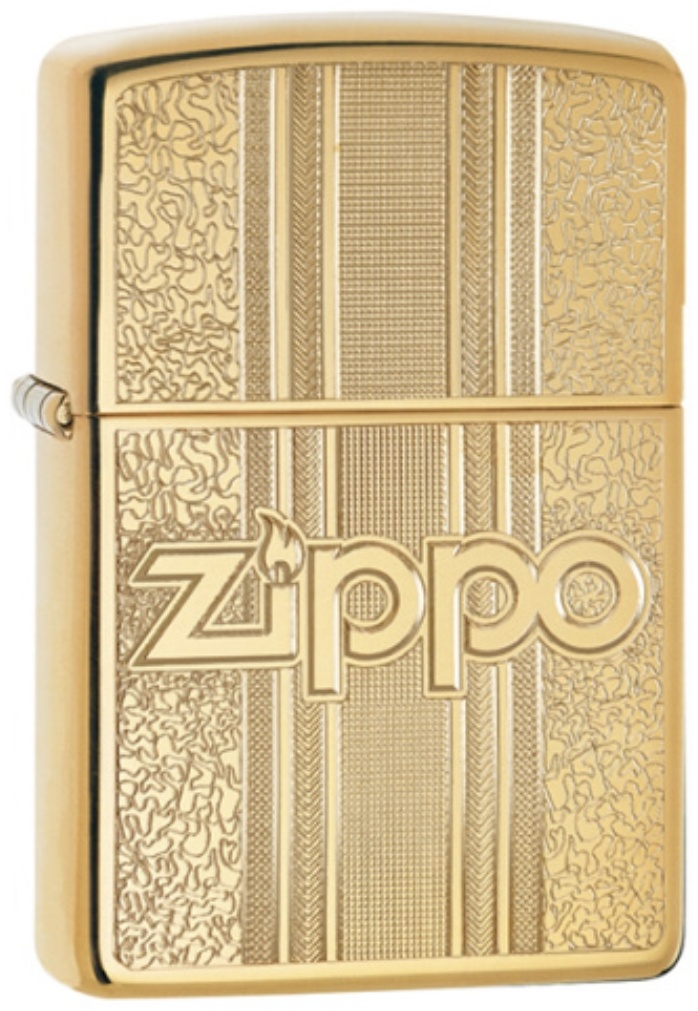 Zippo бензиновая зажигалка 29677, латунь