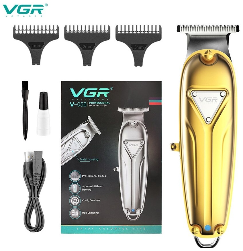 VGR Professional триммер V-056 gold золотой