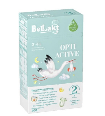 Беллакт Opti Active 2 6 месяцев 400 г