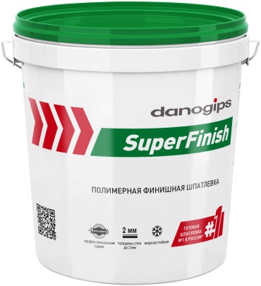 Danogips Superfinish 28 кг, полимерная
