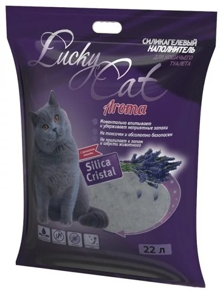 Купить Наполнитель Lucky Cat лаванда впитывающий 22 л в кредит в Алматы ...