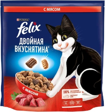 Felix Двойная вкуснятина для взрослых мясо 1.3 кг