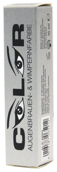 COLOR Augenbrauen-wimpernfarbe краска графит 15 мл