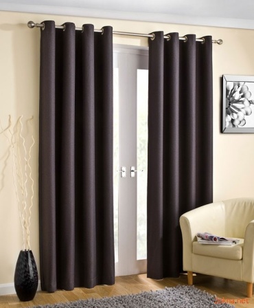 Портьеры Ailin Shop 300x280 см 2 шт, блэкаут, черный