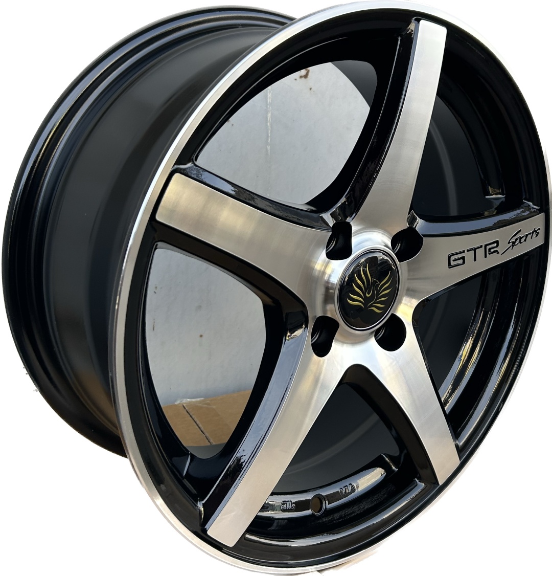 SSM 3208 6.5x15/4x100 D67.1 ET35 черный, серебристый