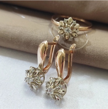 Diana Collection 372844 вес 3.86 г золото, фианит