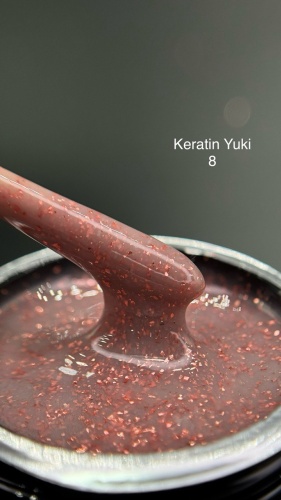 Novel гель Keratin Yuki #8 15 мл
