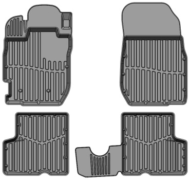 SARMAT 3D Premium Nissan Terrano 2WD/4WD 2016+ черный