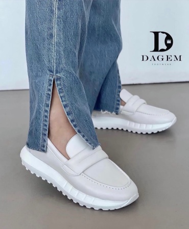 Лоферы Dagem белый