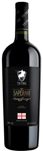 Вино Tetri Saperavi сухое красное 13% 0.75 л