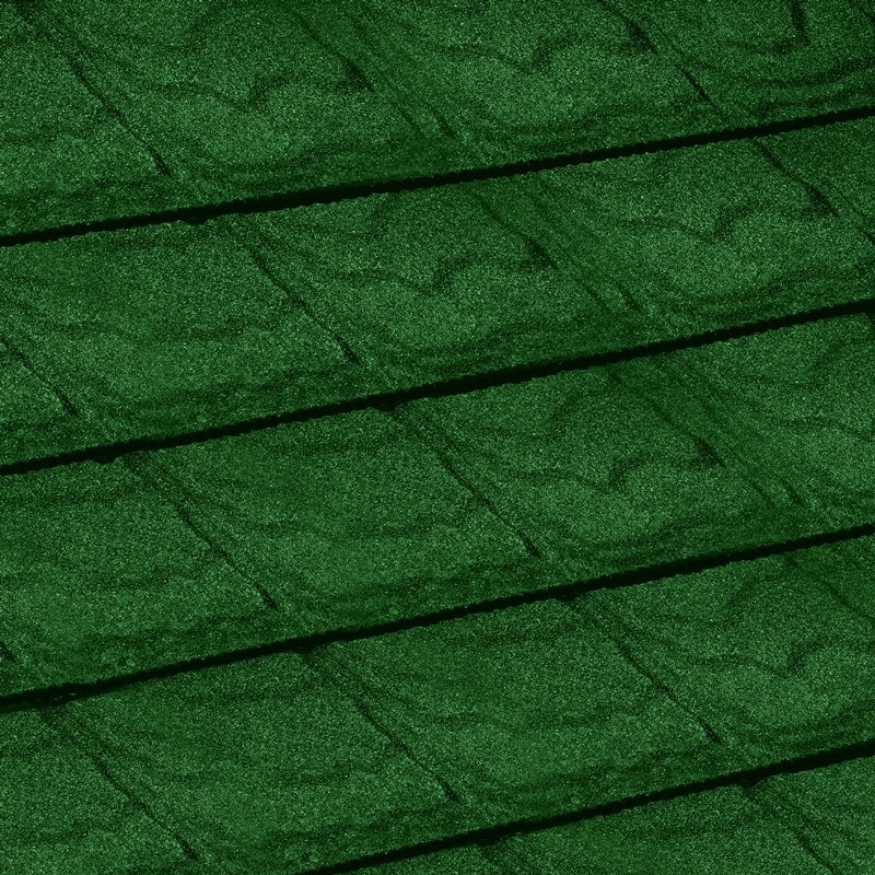 Queentile половинчатая черепица Slate Green 420x1245 мм