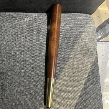 Ножка DivanMaster.Kz MJ4641, 1 шт, дерево, латунь, коричневый