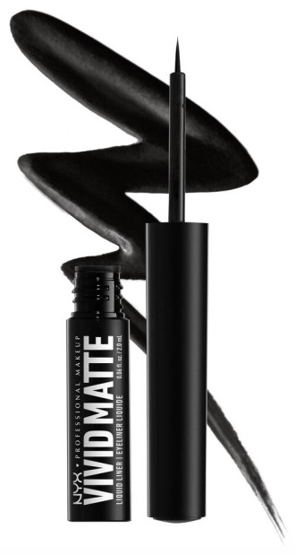 NYX Professional Makeup Vivid Matte Liquid Liner подводка черный Black