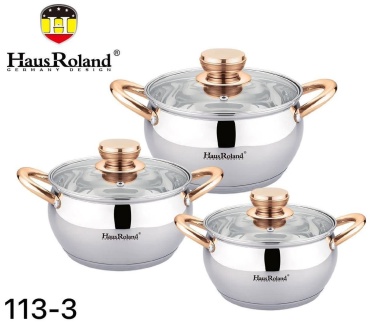 Haus Roland набор кастрюль 113-3 Haus Roland 3 в 1