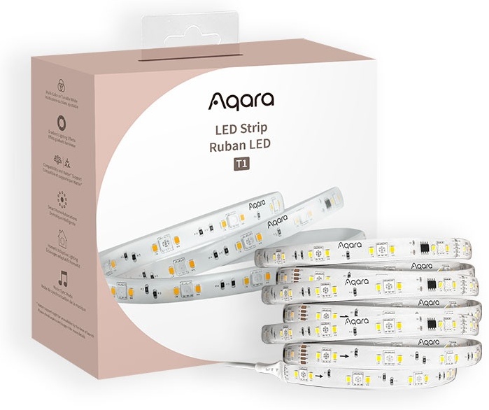 Светодиодная лента Aqara зеленый, красный, синий, теплый белый, холодный белый 2 м