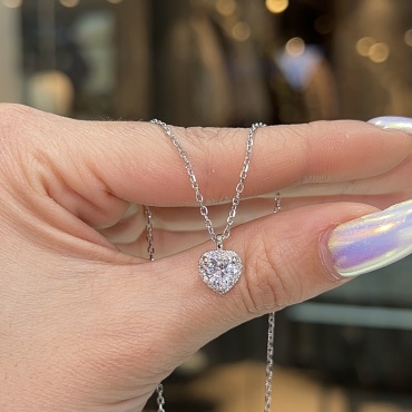 Колье Ipekyolu Jewellery 671190224AY длина 45 см вес 3 г серебро, фианит