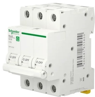 Schneider Electric автоматический выключатель 3P 16 A, 6 кА, 400 В