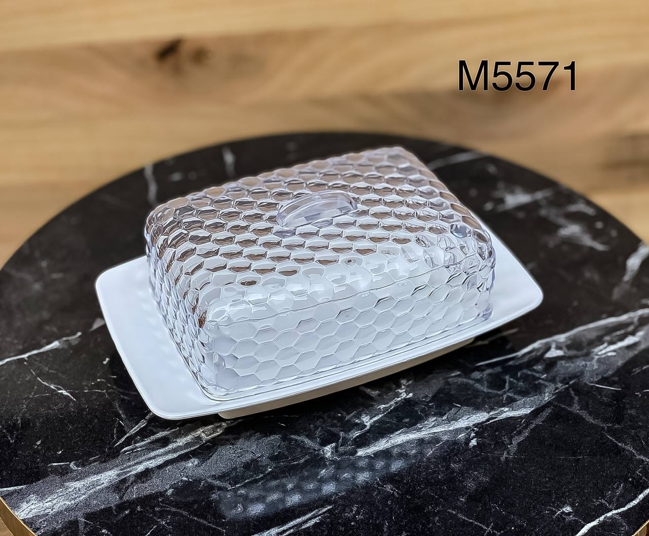 Альтернатива масленка M5571 прямоугольная 1 шт, пластик