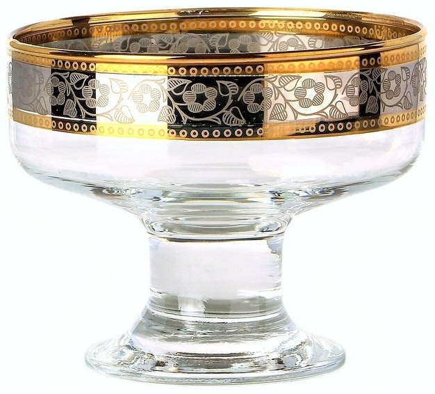 Коралл креманка 41016/PLTц ш 3шт фигурная 3 шт, стекло