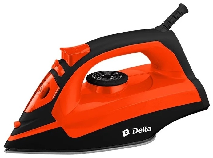 Утюг DELTA DL-755 черный-оранжевый