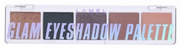 Lamel Professional тени кремовые Glam Eyeshadow Palette 101 перламутр