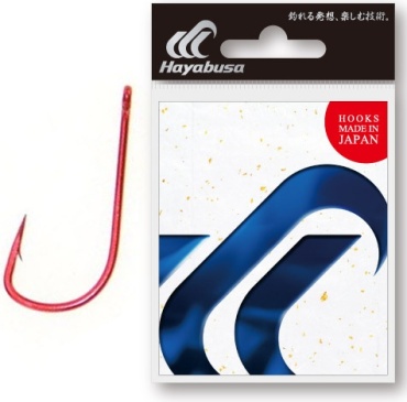 Крючки Hayabusa H.SDE198 red №14, 15pcs