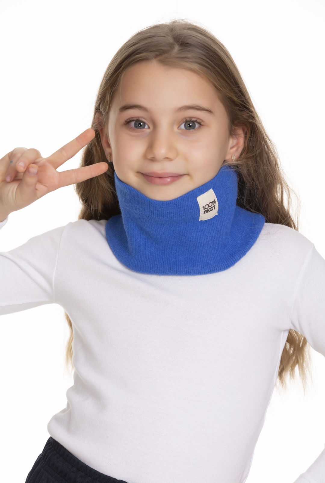 Купить Снуд детский хлопок, шерсть 22 см x 21 см в кредит в Алматы ...