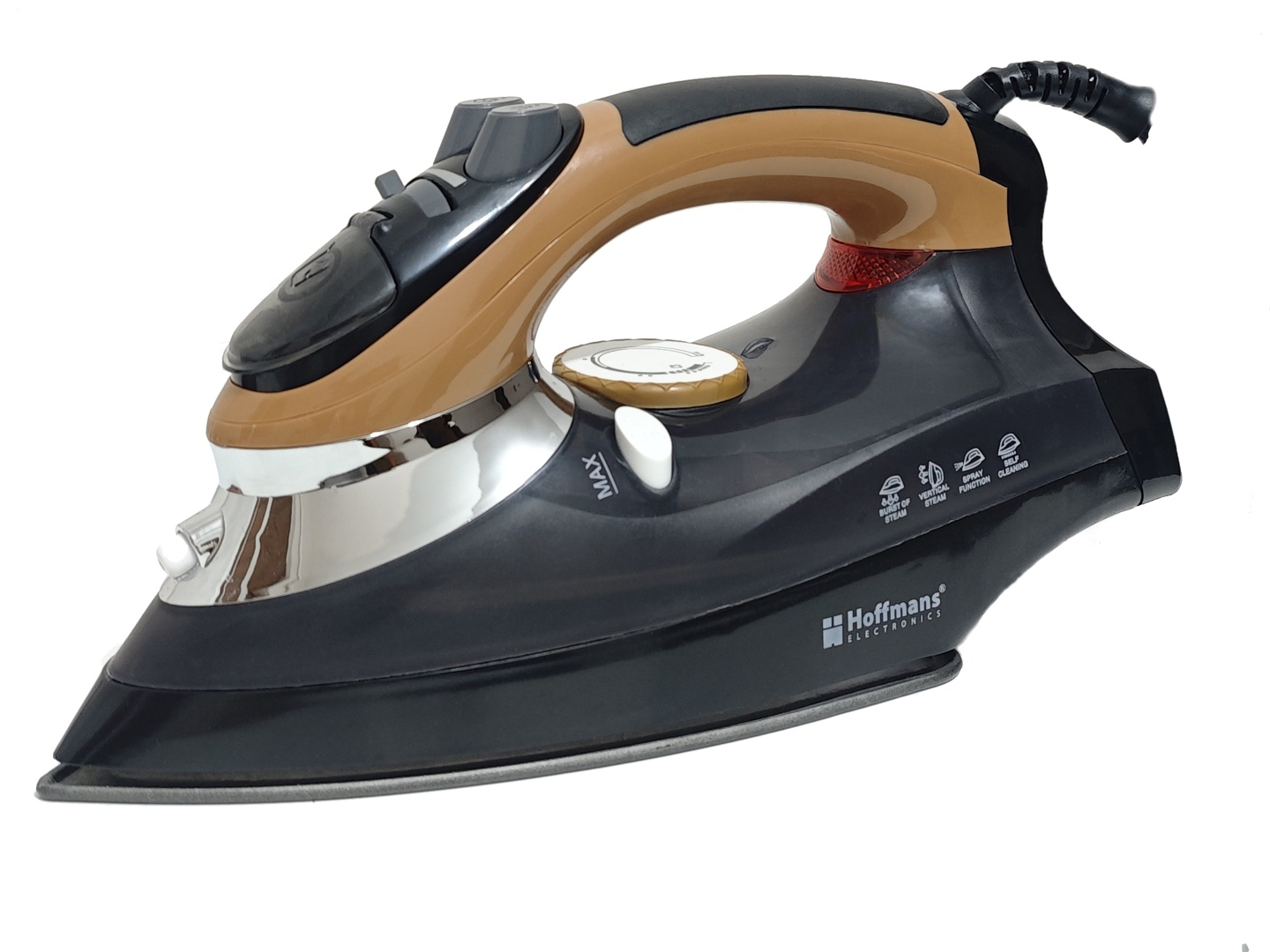 Утюг Hoffmans HM-9033 черный, коричневый