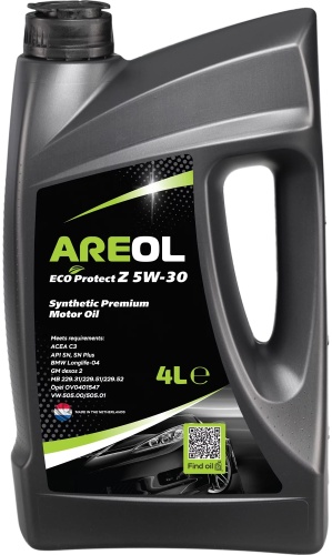 Синтетическое AREOL Eco 5W-30 4 л
