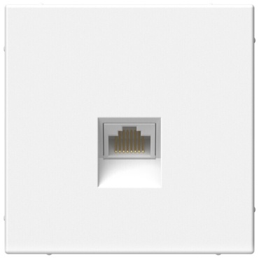 Systeme electric встраиваемая GAL000186, компьютерный (RJ45) цвет белый