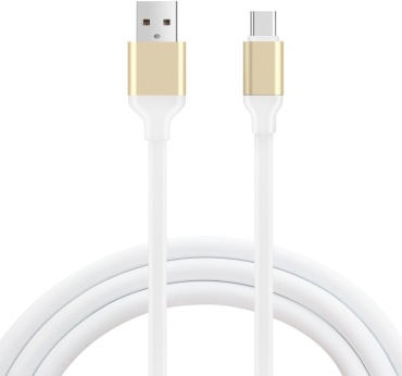 Кабель USB TypeC (M), USB Type-A (M), 3 м, белый