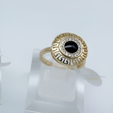 Кольцо Xuping Jewelry размер 18 бижутерный сплав, ювелирный сплав, медицинское золото, кристаллы Swarovski