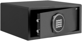 Сейф DELI ET547 ключевой, электронный замок (370х200х420 мм)