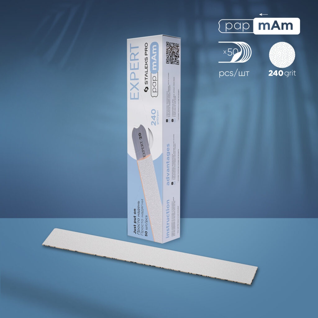 Staleks сменные файлы для пилки 240 грит 50 шт