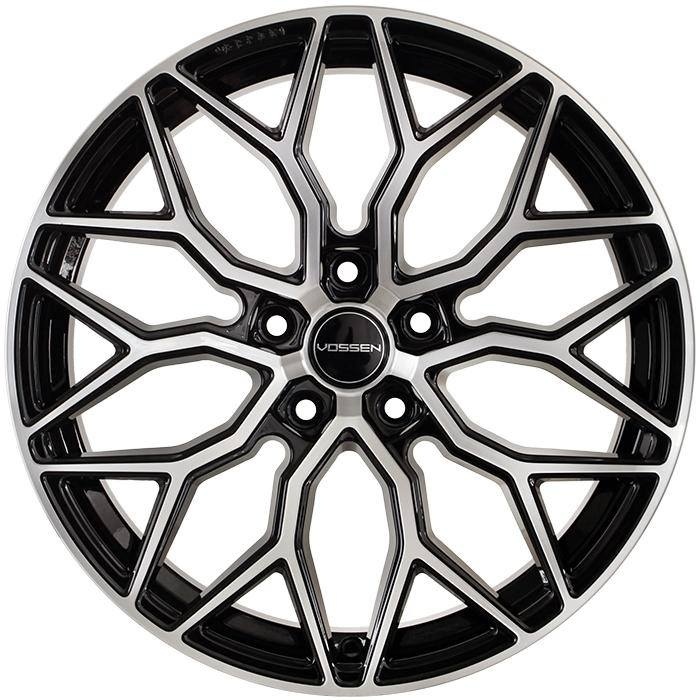 Vossen QC1701 8x18/5x114.3 D67.1 ET35 4 диска черный, серебристый