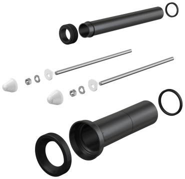 Alcaplast крепеж M9000, полипропилен, сталь