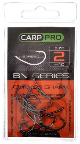 Крючок для рыбалки CARP PRO CPBNCS2 одинарный черный 10 шт