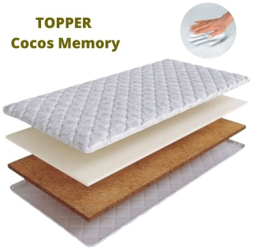 Топпер Comfort Topper Cocos Memory, 130x200x5 см