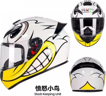 VIRTUE FMVSS 218 Angry Duck белый, желтый M
