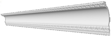 Glanzepol GP-105 2000x102x217 мм, белый